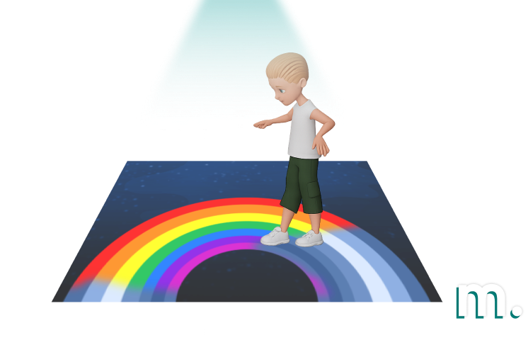 Body motion interaction on an interactive floor — children playing movement games