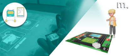 Tablets and Robot's Interactive Floor
