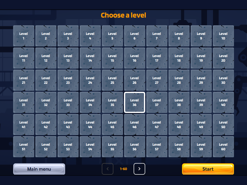 Go Lumi - Coding on PC - level selection, Motioncube