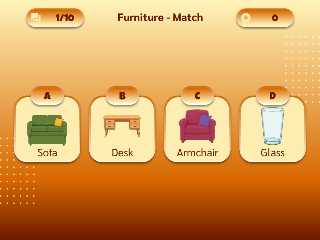 Select furnitures only!
