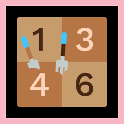 Mat: Numbered Beds (5)