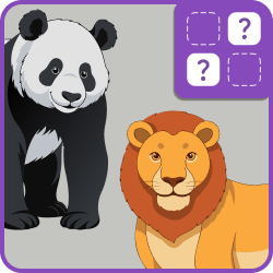 Wild animals - Pairs