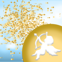 Golden confetti